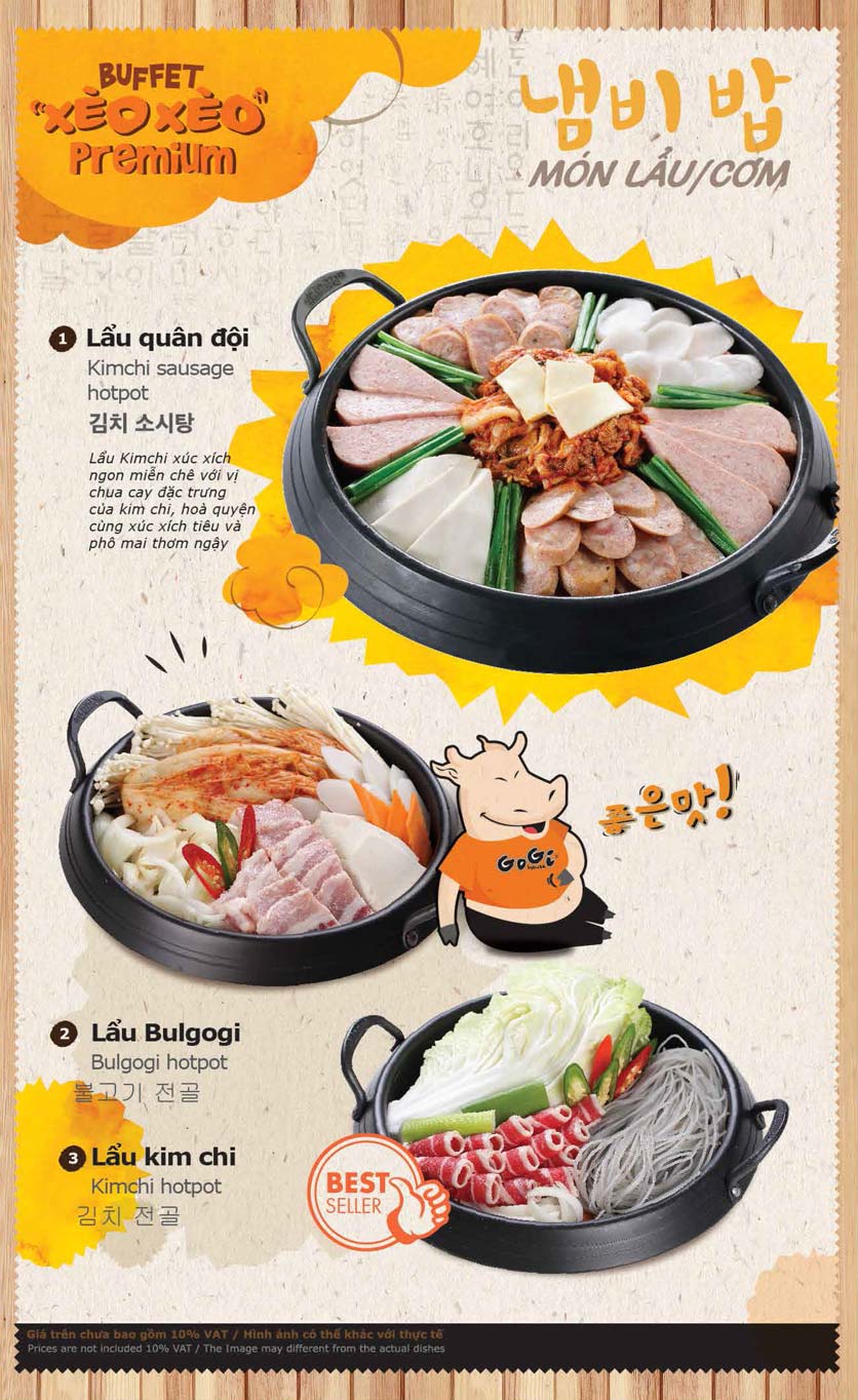 Menu GoGi House - Aeon Mall Bình Tân 10 