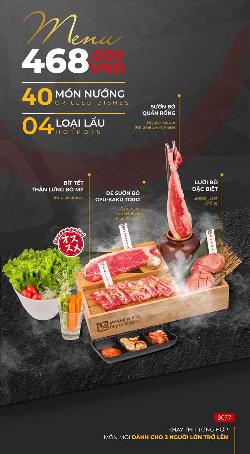 Menu Gyu-Kaku – Aeon Mall Long Biên 3 