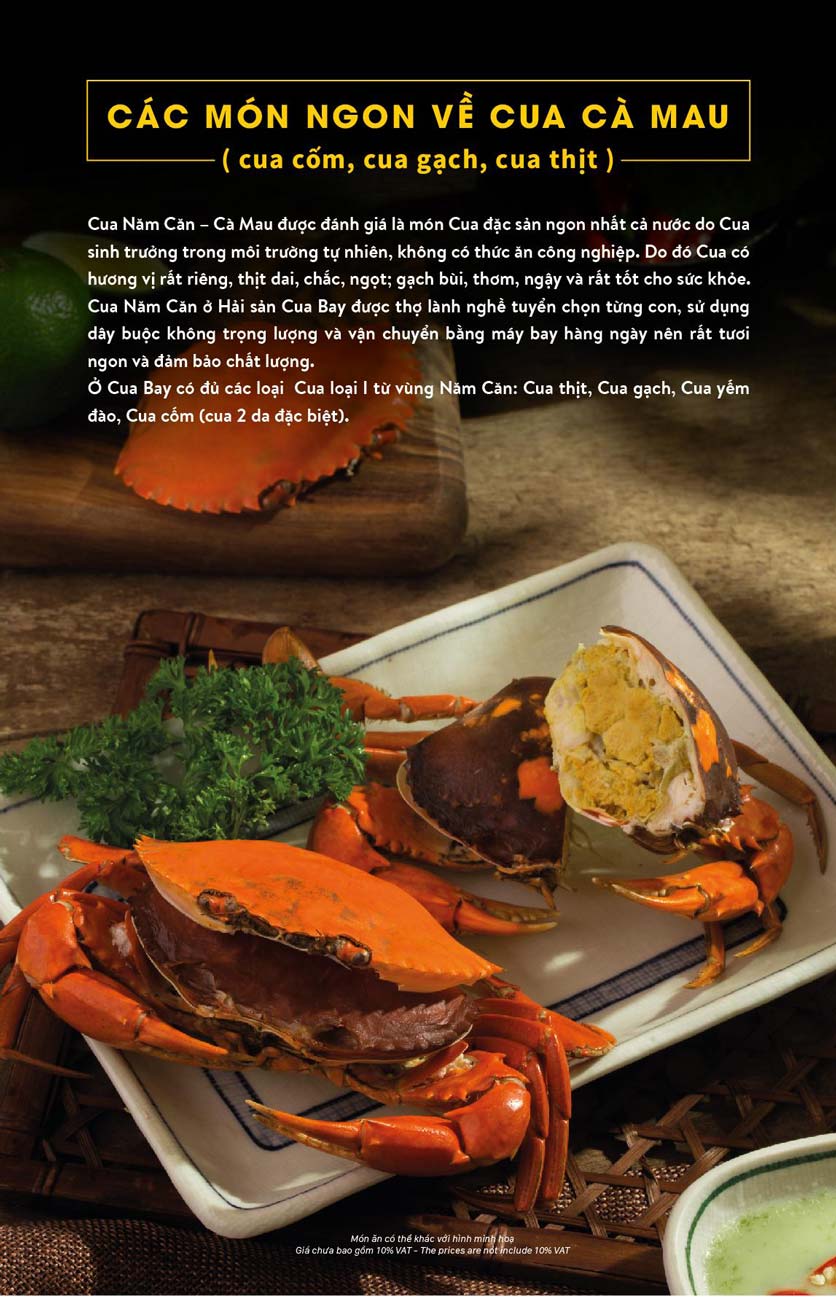 Menu Hải Sản Cua Bay - Đỗ Quang   18 