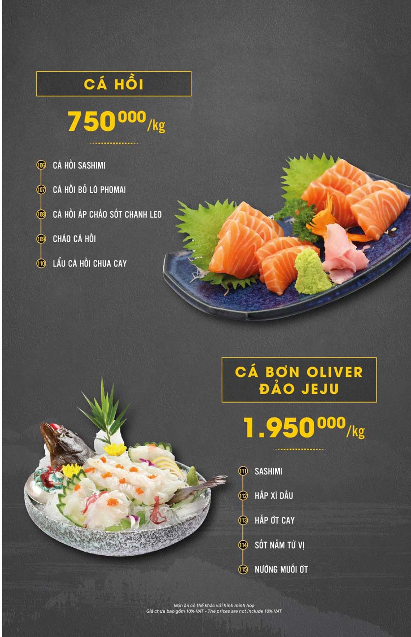 Menu Hải Sản Cua Bay - Đỗ Quang   20 