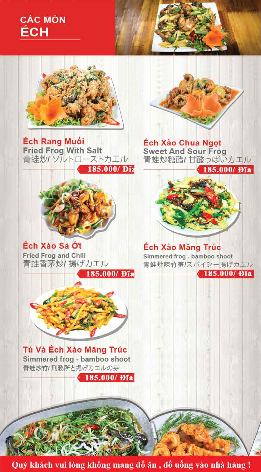 Menu Lẩu Đức Trọc - Nguyễn Văn Lộc 6 