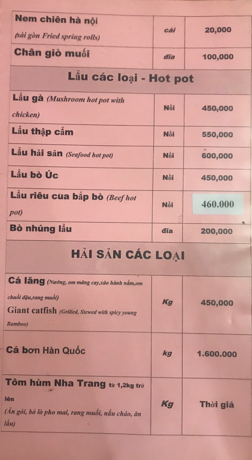 Menu Hương Việt - Đỗ Đức Dục   3 