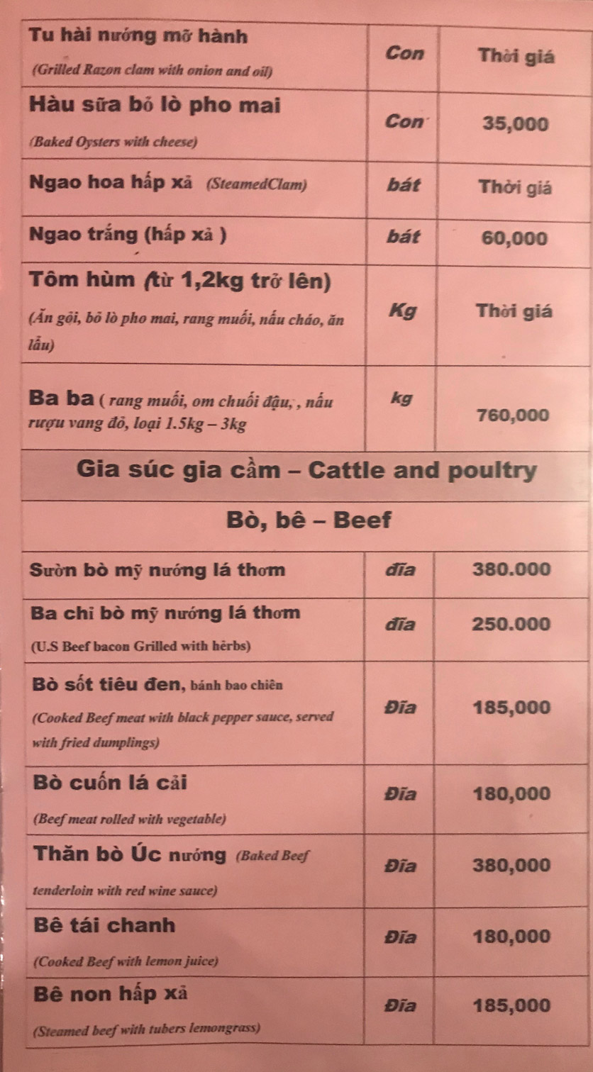 Menu Hương Việt - Đỗ Đức Dục   6 