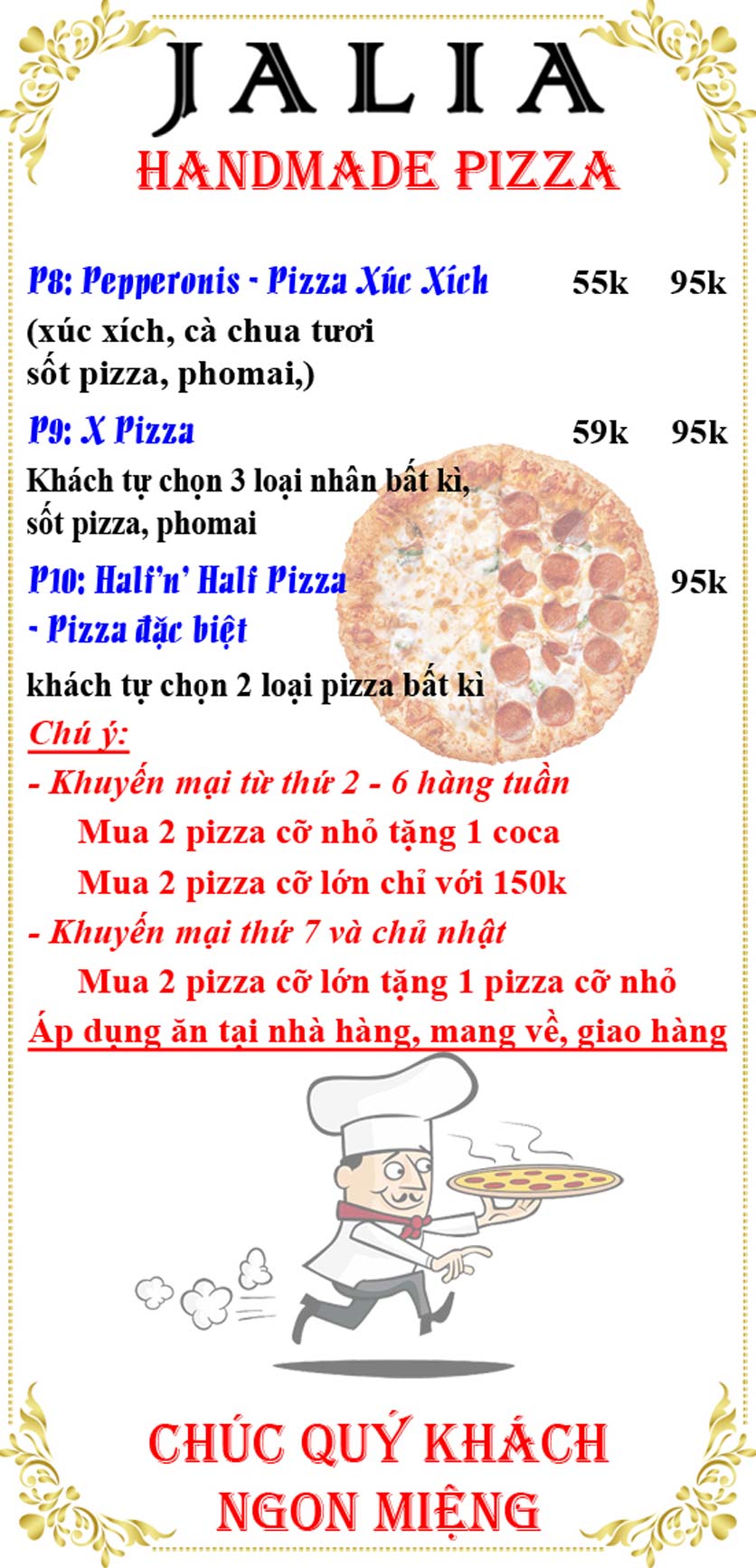 Menu Jalia - Vũ Ngọc Phan 4