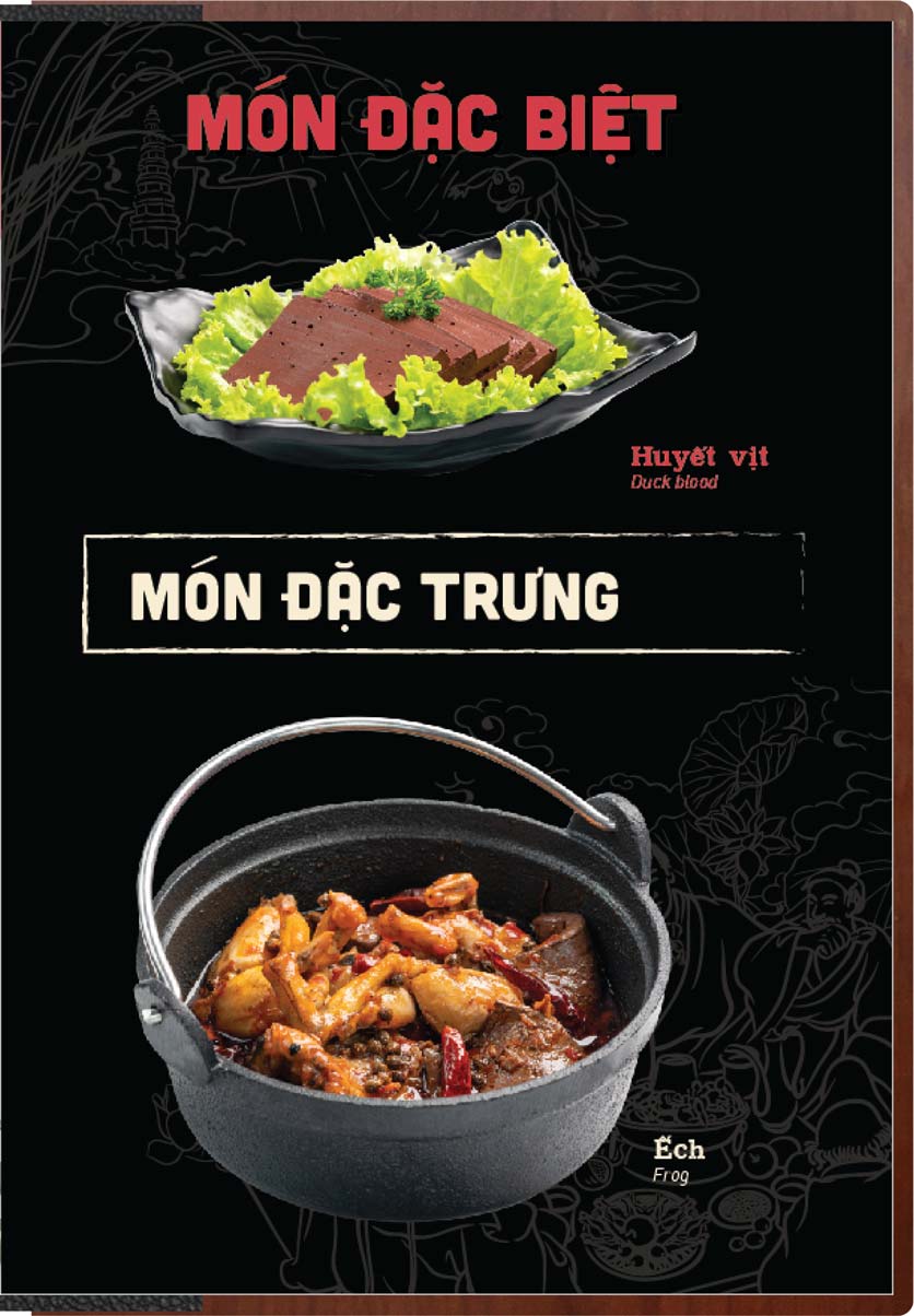 Menu Buffet Lẩu Ếch Jiang Hu - Aeon Mall Long Biên 2 