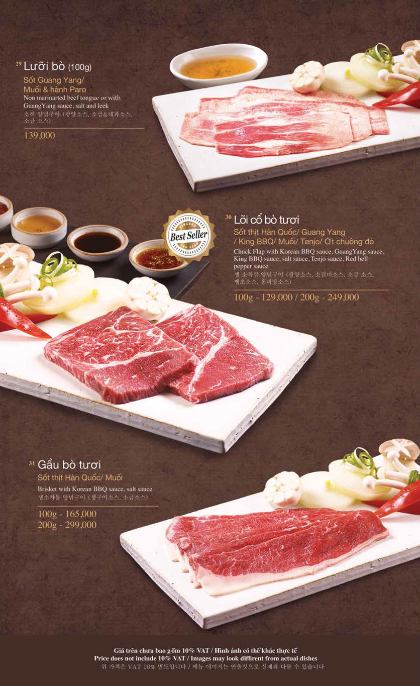 Menu King BBQ Deli  - The Garden 11 