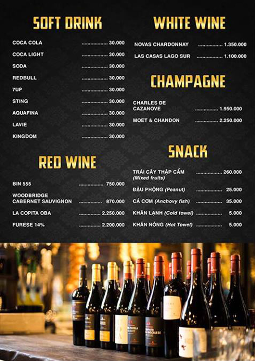 Menu Kingdom Beer Club - Lê Văn Hưu 9