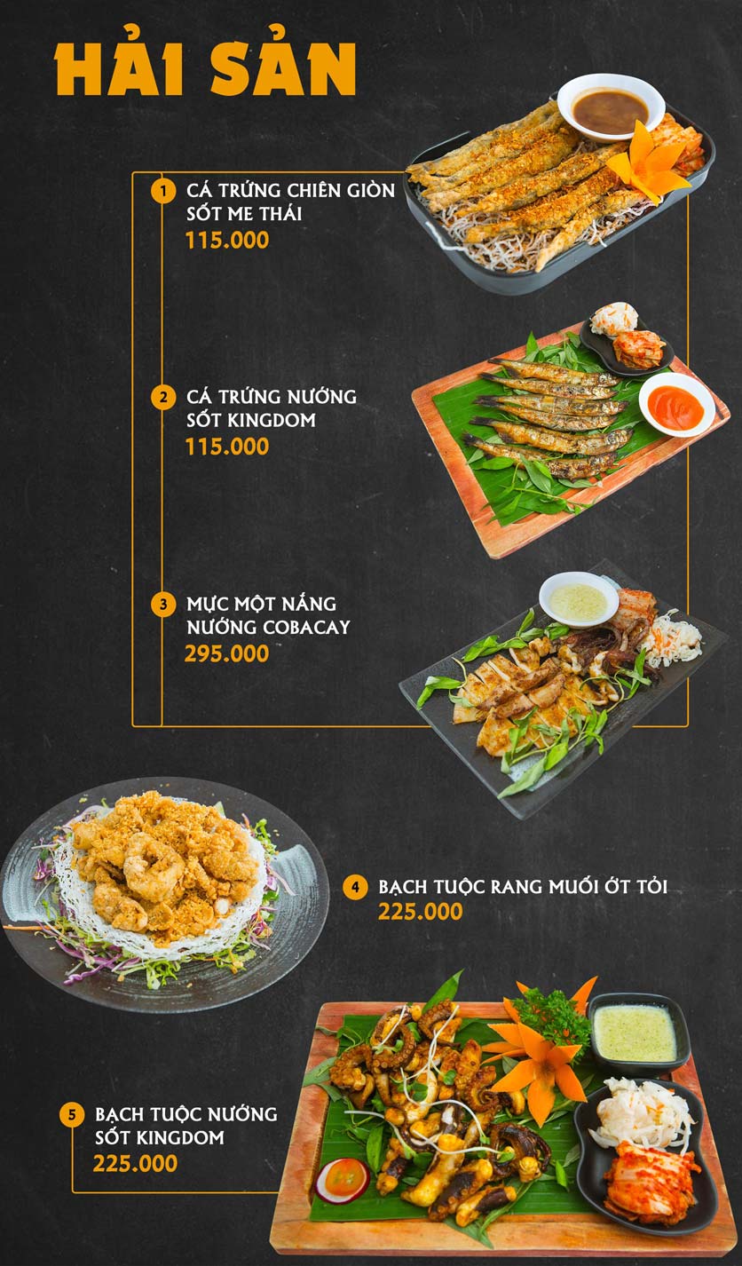 Menu Kingdom Beer Club - Lê Văn Sỹ  17 