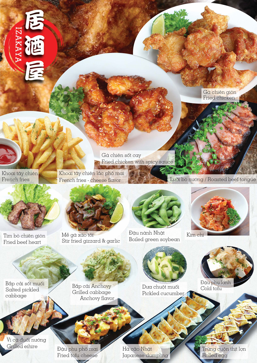 Menu Kozakura - Kim Mã 6