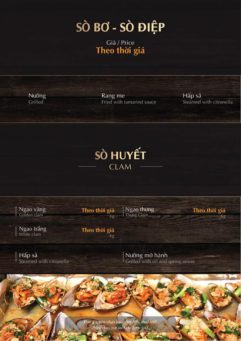 Menu Lão Gia Quán - Xuân La 4