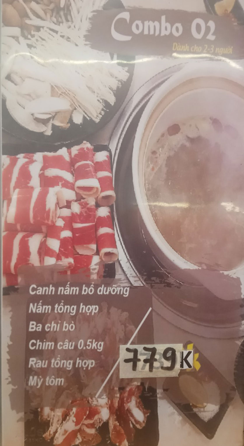Menu Lẩu Nấm Thảo Quý  12 