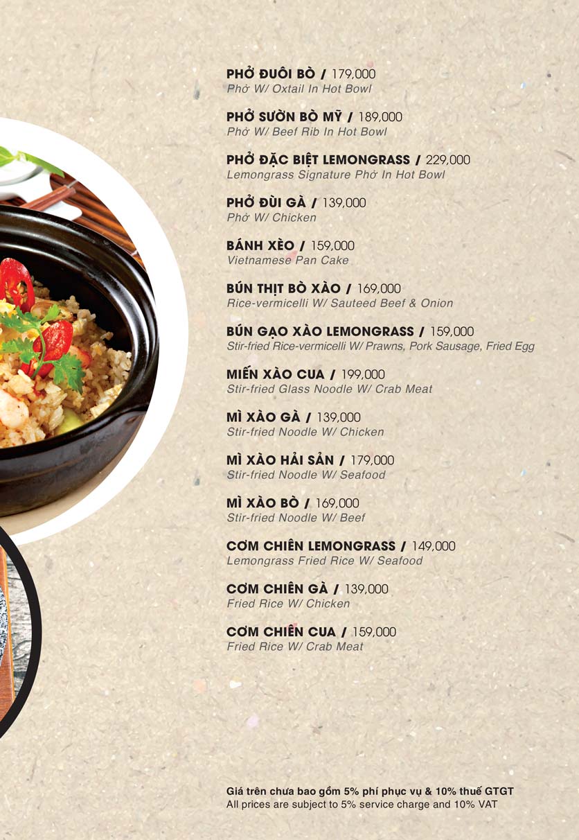 Menu Lemongrass - Nguyễn Thiệp 8