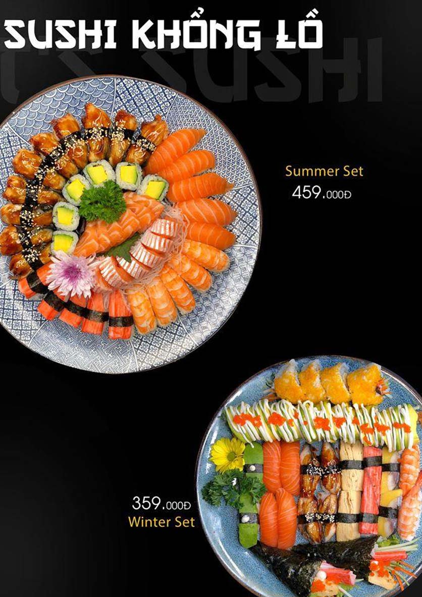 Menu Let’s Sushi - Nguyễn Khuyến 3 