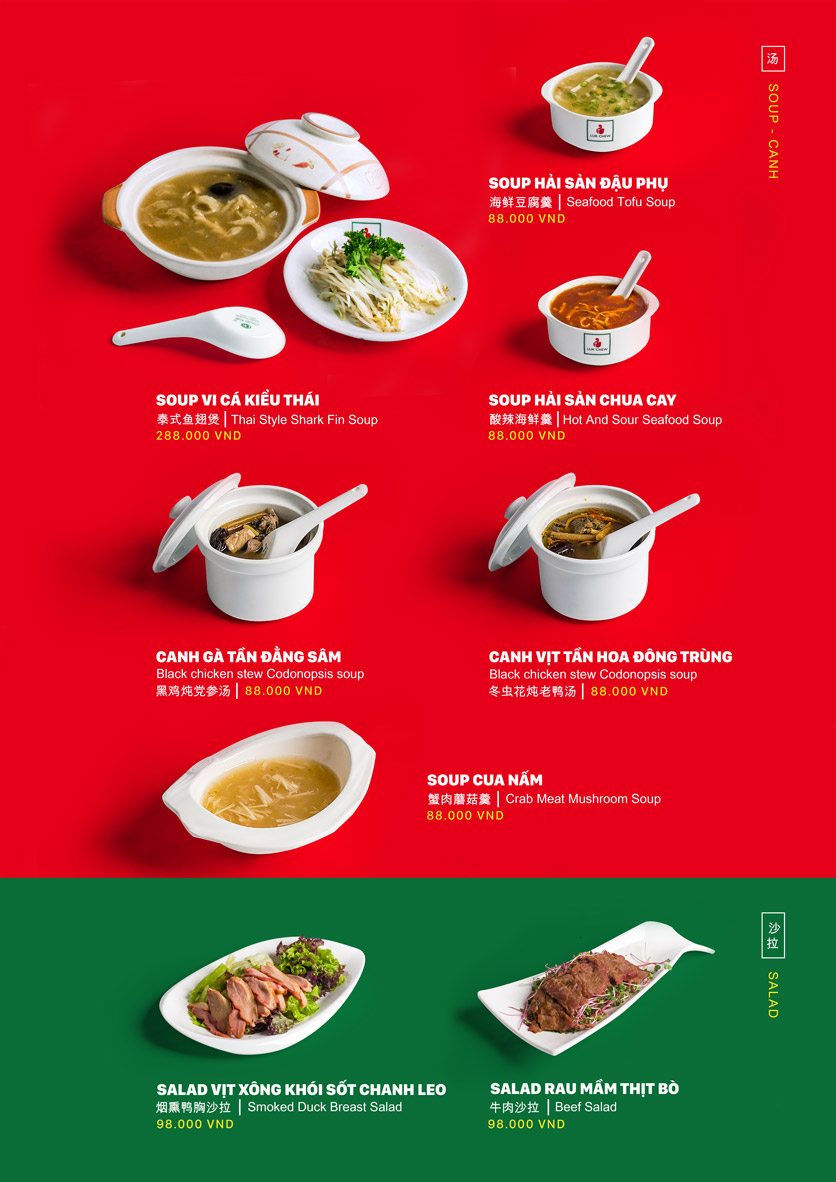 Menu Luk Chew - Phùng Hưng 3 