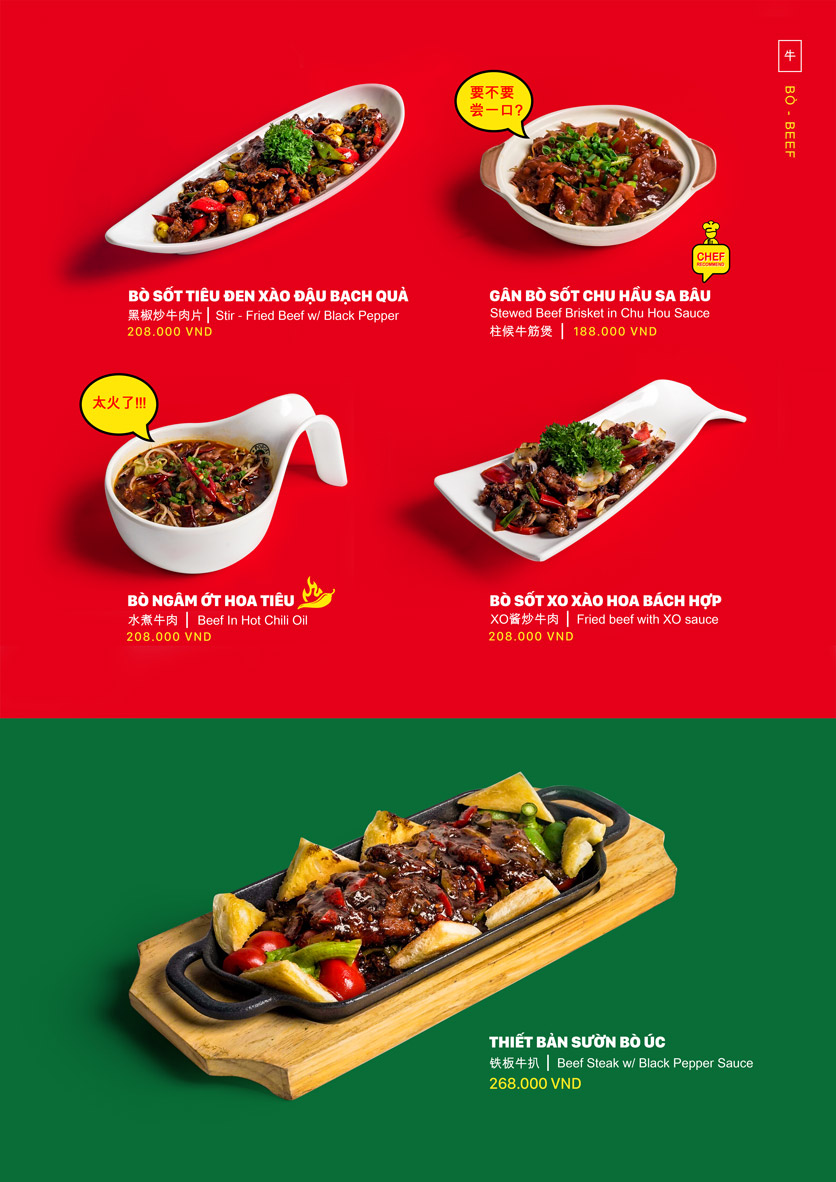 Menu Luk Chew - Phùng Hưng 5 