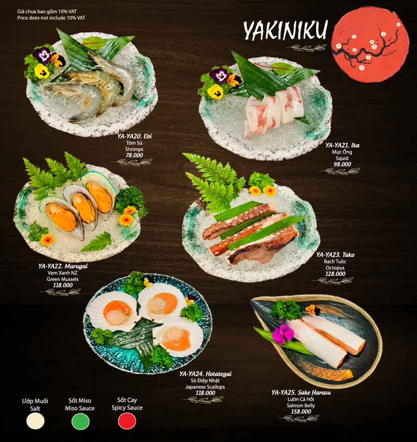 Menu MATSURI Yaki Restaurant - Pasteur 13 