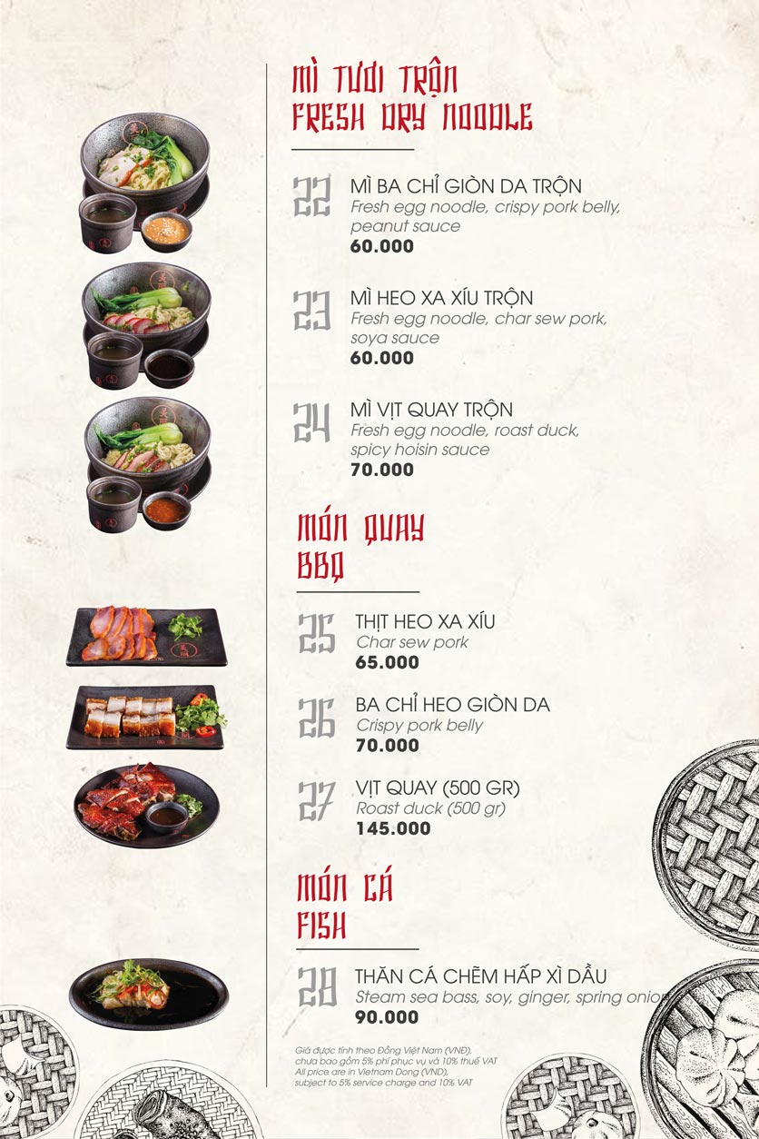 Menu Mei Li Dimsum Kitchen - Cocobay Đà Nẵng 4