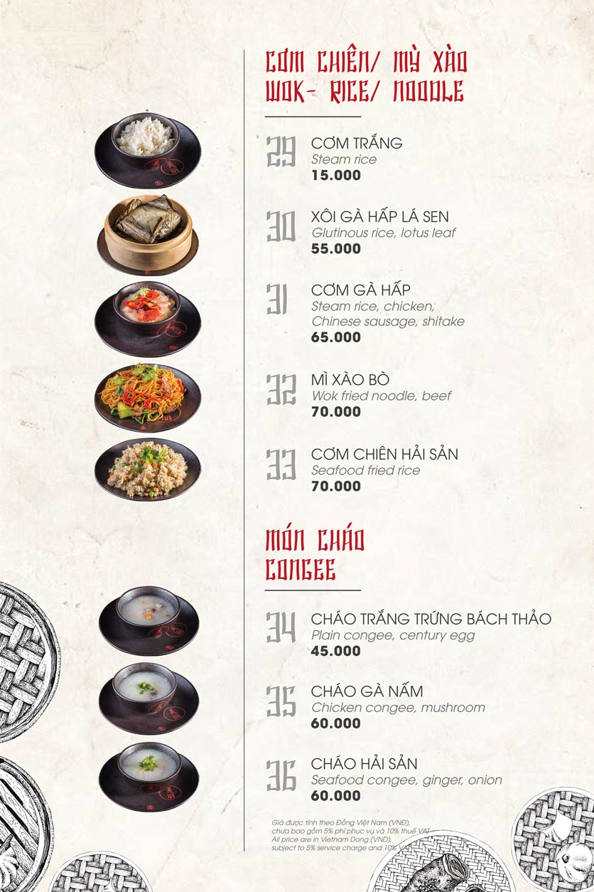 Menu Mei Li Dimsum Kitchen - Cocobay Đà Nẵng 5