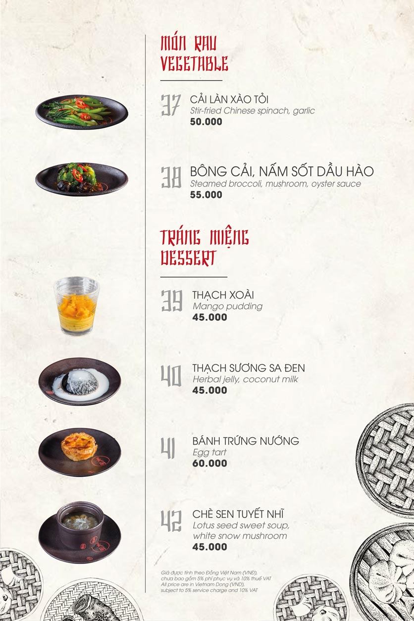 Menu Mei Li Dimsum Kitchen - Cocobay Đà Nẵng 6
