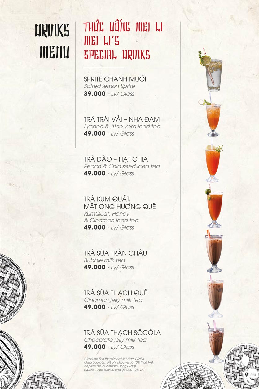 Menu Mei Li Dimsum Kitchen - Cocobay Đà Nẵng 7