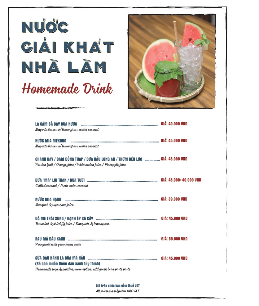 Menu Mekong Kitchen  18 