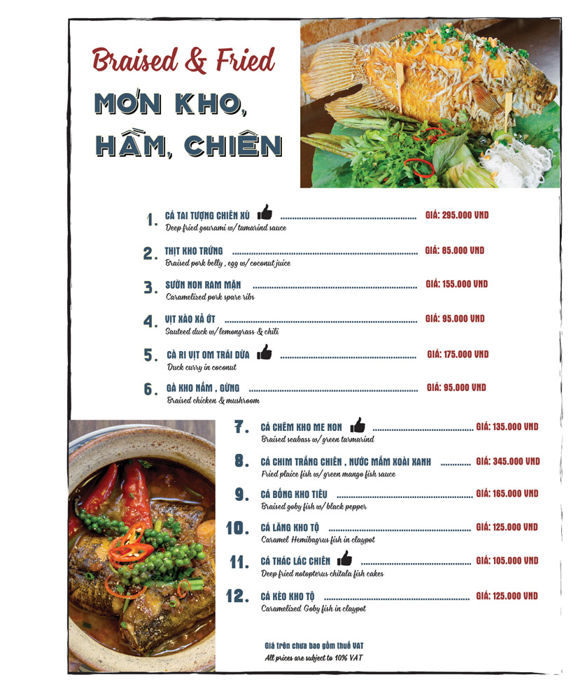 Menu Mekong Kitchen  9 