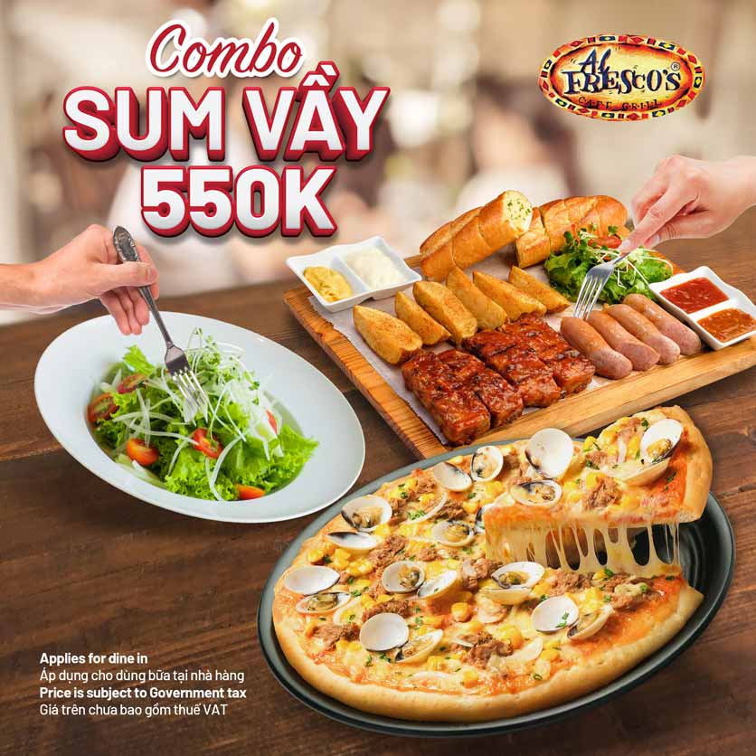 Menu Al Fresco's – Times City 1 