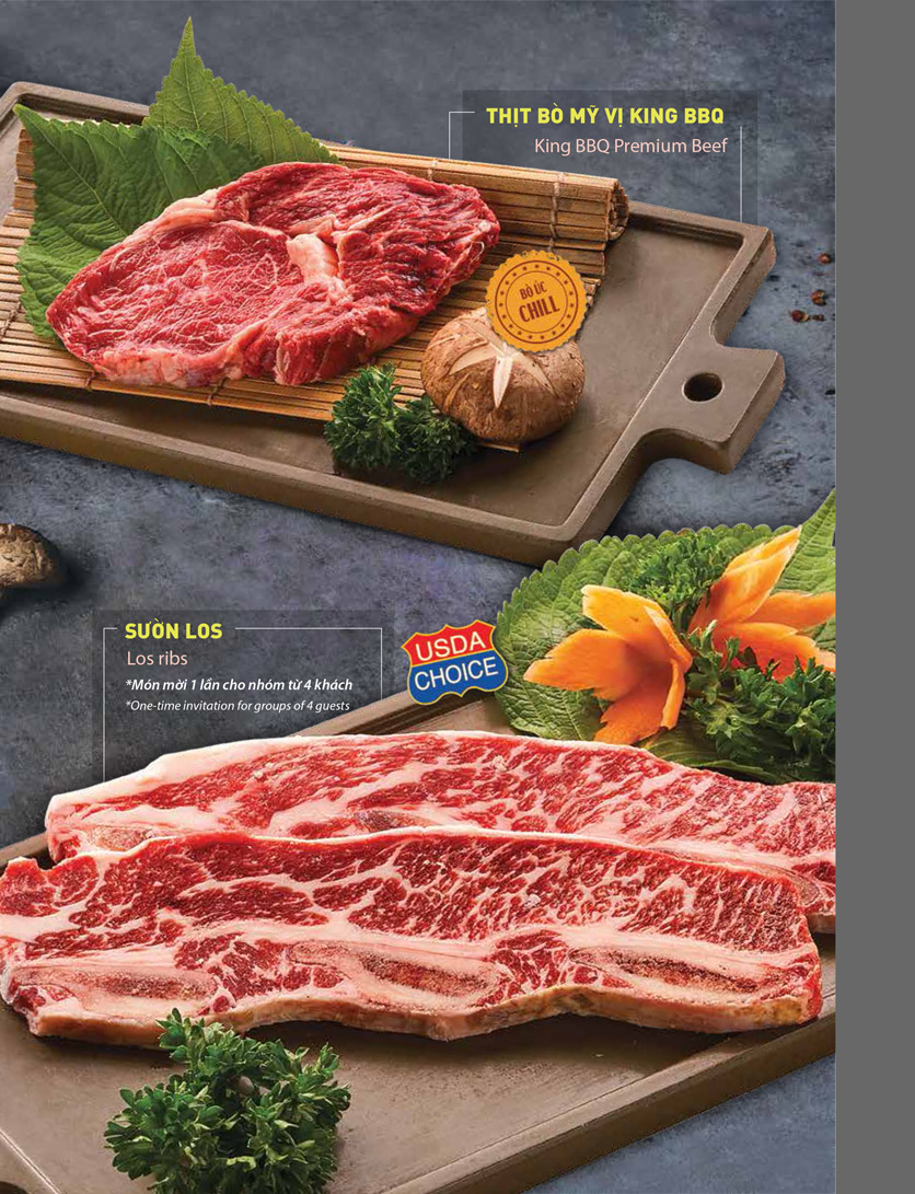 Menu King BBQ Buffet – Aeon Mall Tân Phú  13 