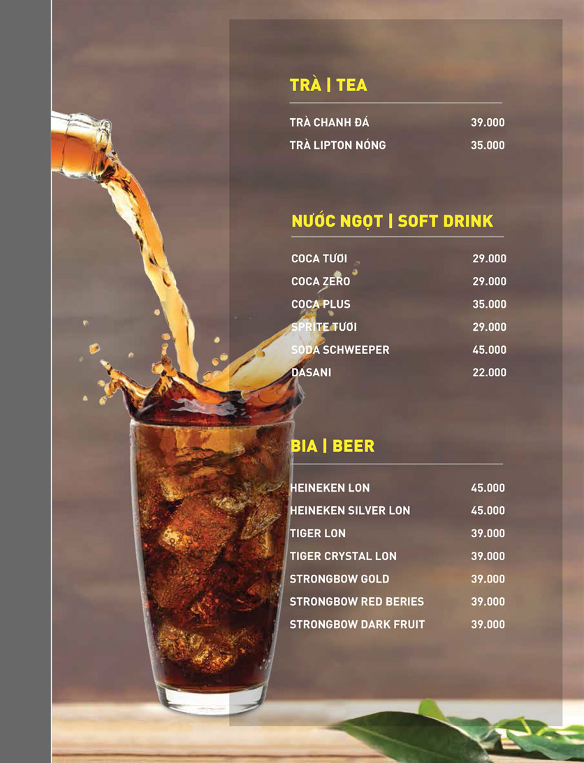 Menu King BBQ Buffet – Aeon Mall Tân Phú  22 