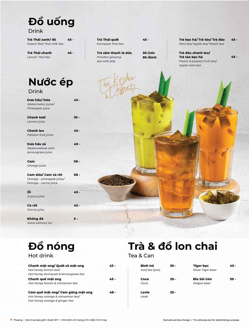 Menu Bếp Thái Koh Yam - Bà Triệu  24 