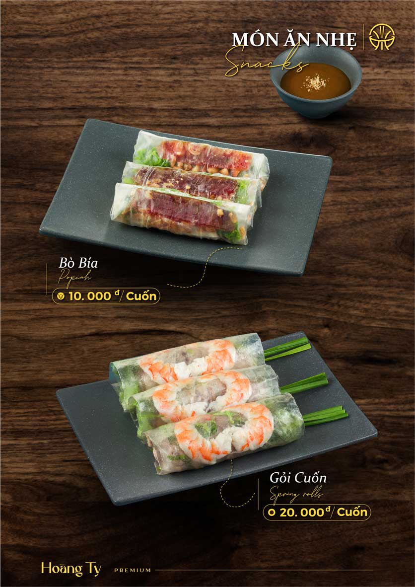 Menu Hoàng Ty Premium - Đường số 41 9 