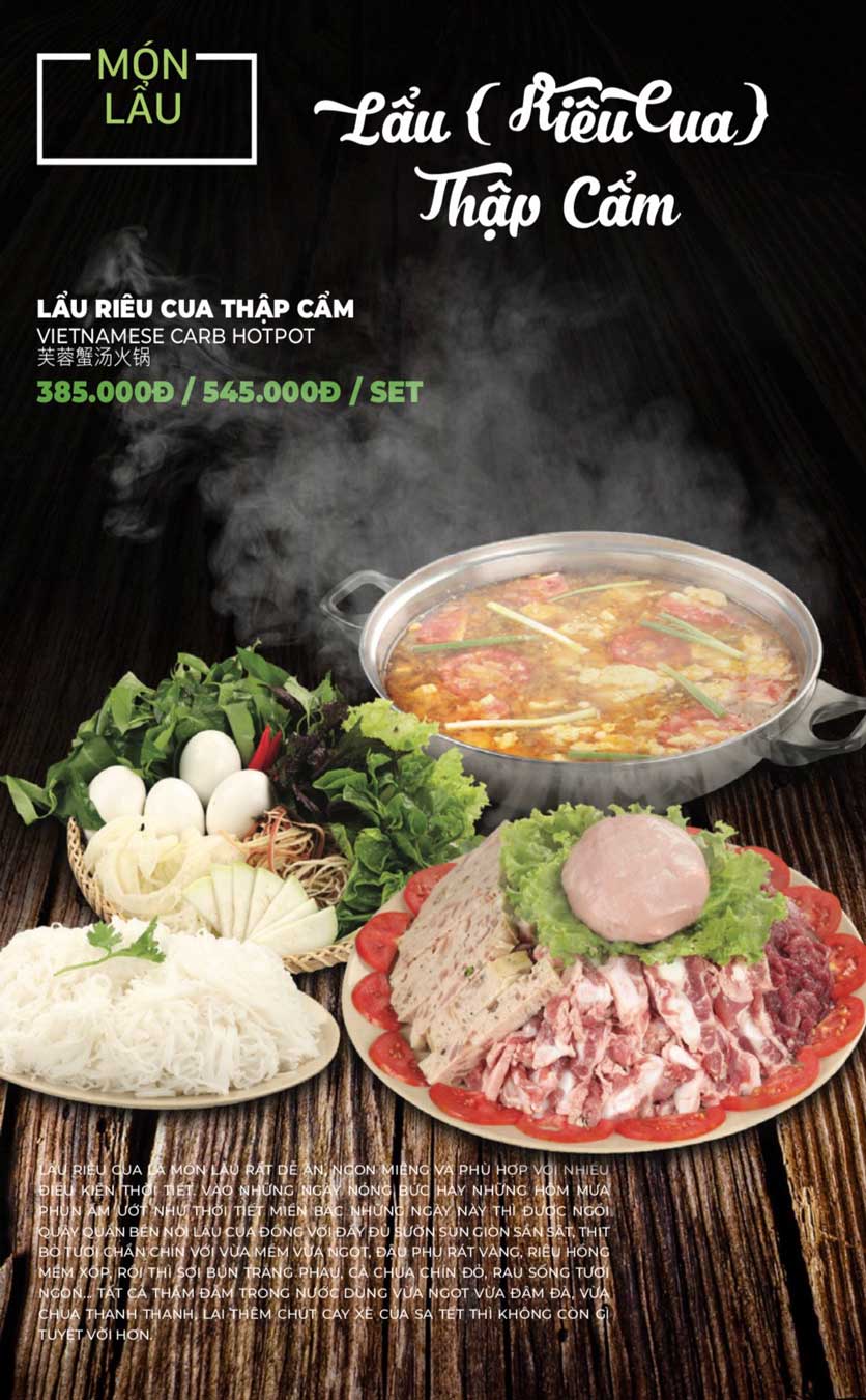 Menu Lẩu Sơn Tùng - Nguyễn Khánh Toàn 28 