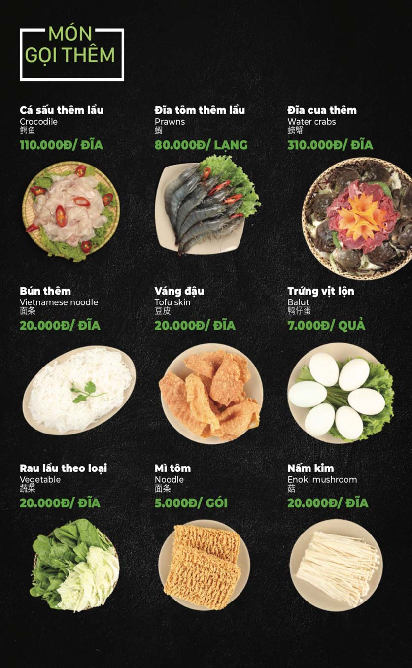 Menu Lẩu Sơn Tùng - Nguyễn Khánh Toàn 37 