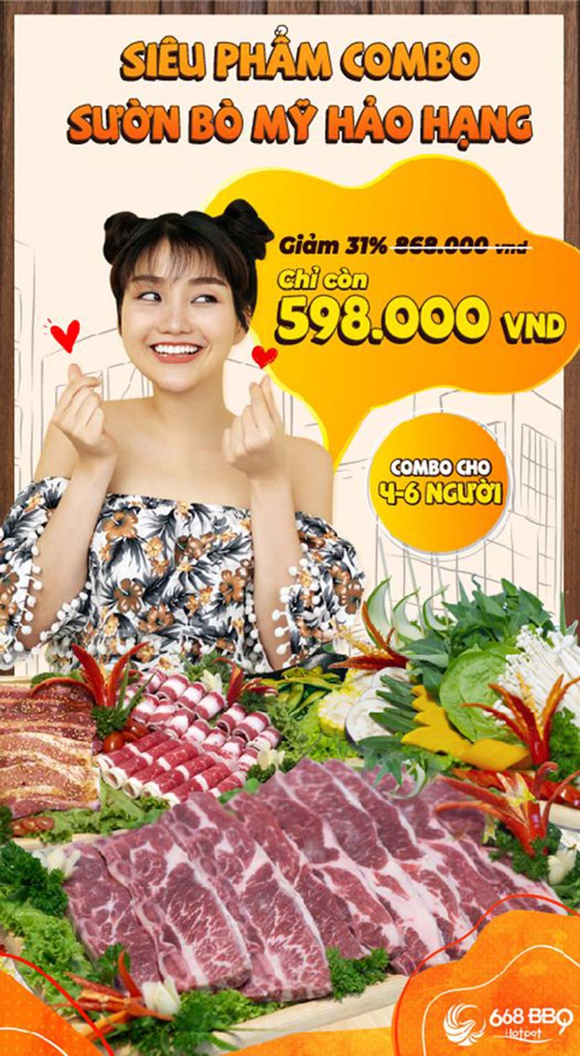 Menu 668 BBQ & Hotpot - Vũ Phạm Hàm 15 