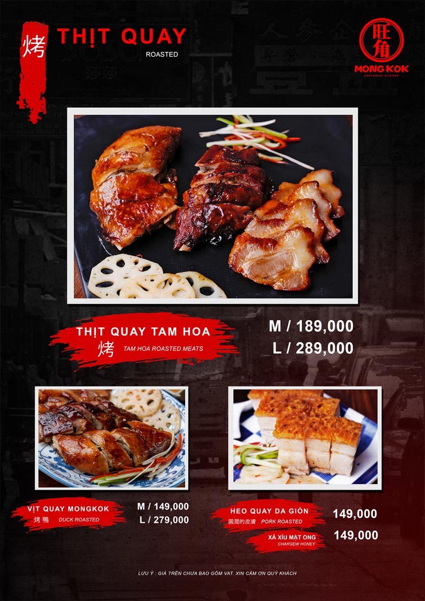 Menu Mong Kok - Nguyễn Văn Cừ 5