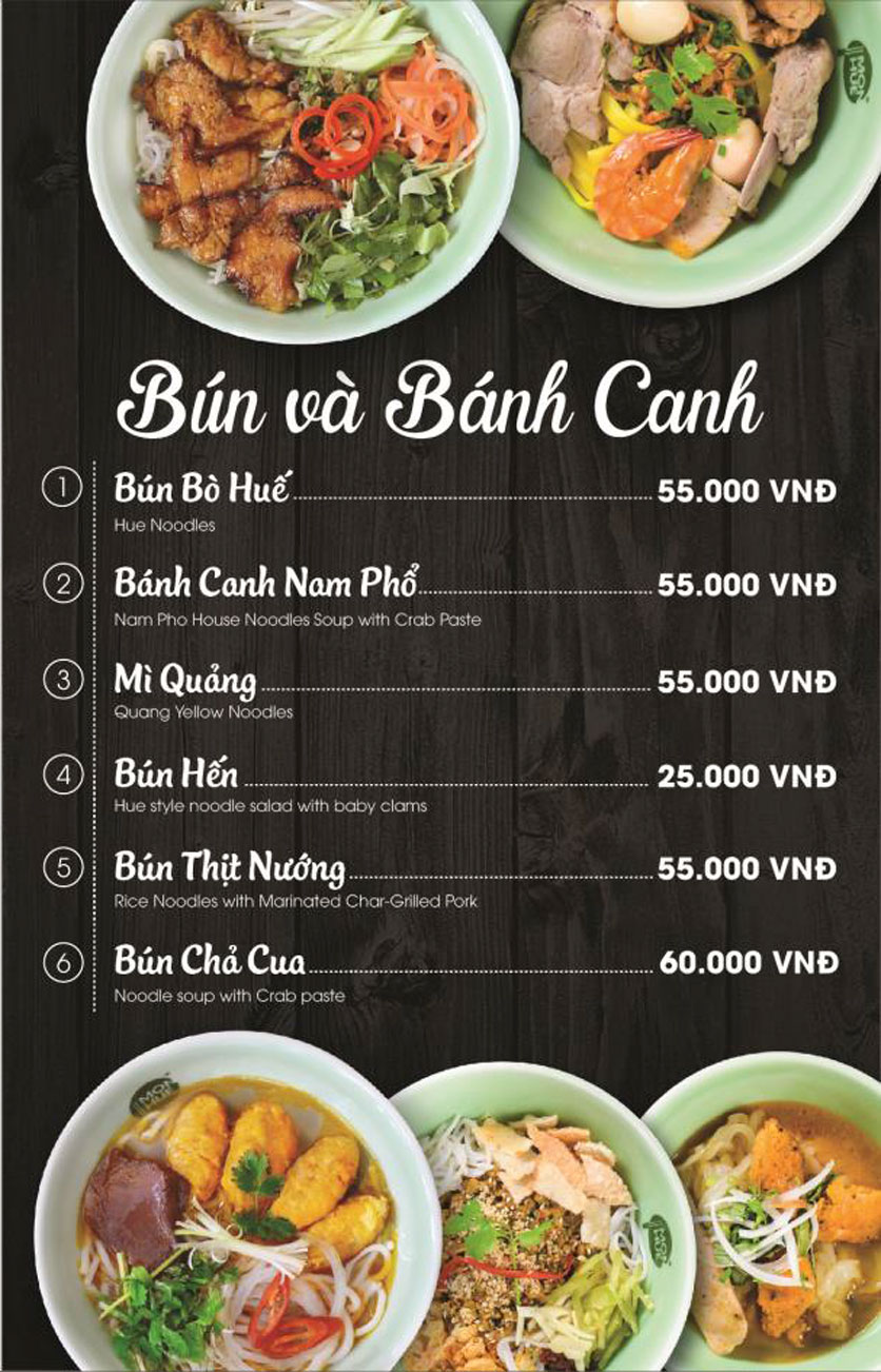 Menu Món Huế – Trần Duy Hưng 21 