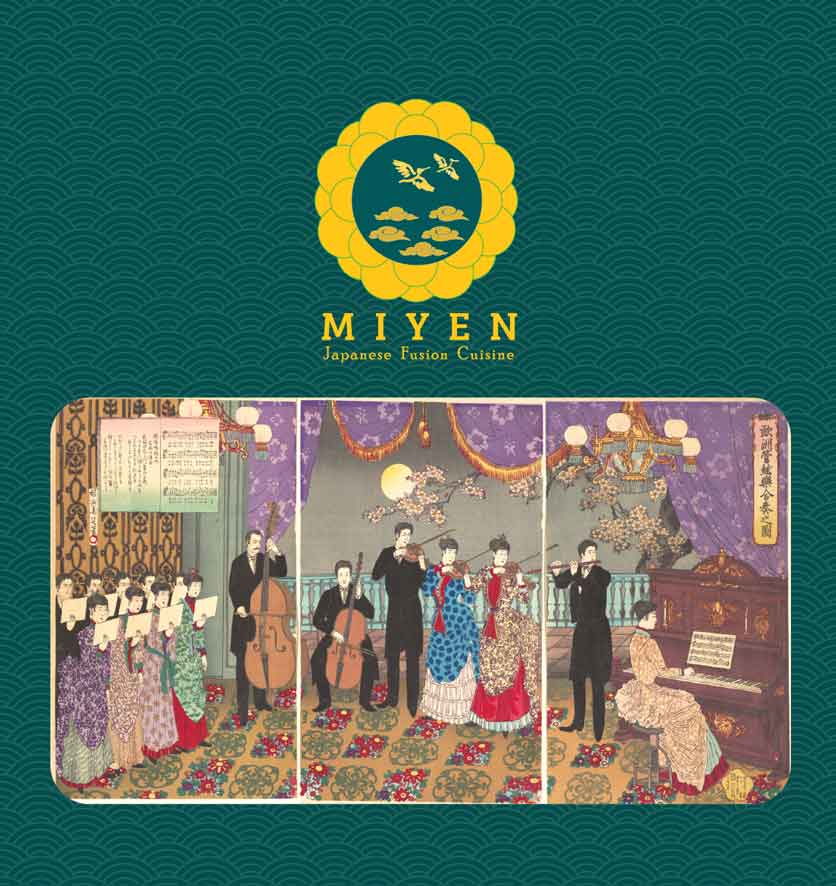 Menu MIYEN - Japanese Fusion Cuisine - Pasteur 35 