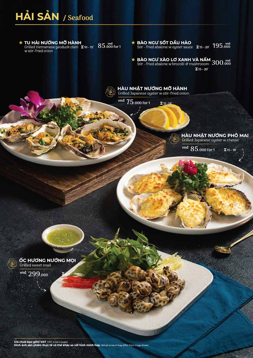Menu Phúc Thành - Lạc Long Quân 20 
