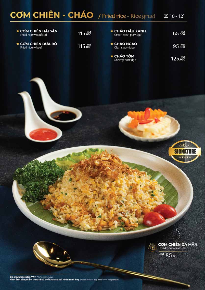 Menu Phúc Thành - Lạc Long Quân 22 
