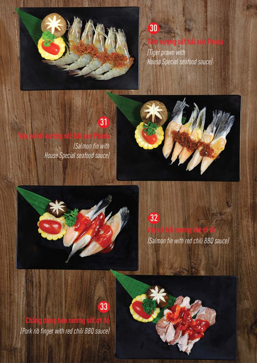Menu Panda Buffet - Aeon Mall Bình Tân    12 