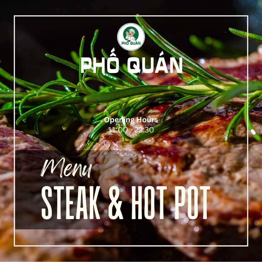 Menu Phố Quán - Hàng Bún 1