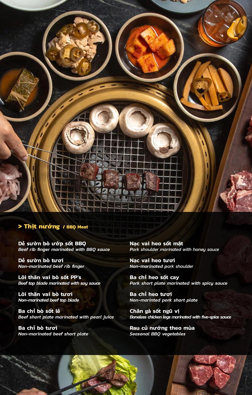 Menu PP’s BBQ & Hotpot - Phan Chu Trinh 3