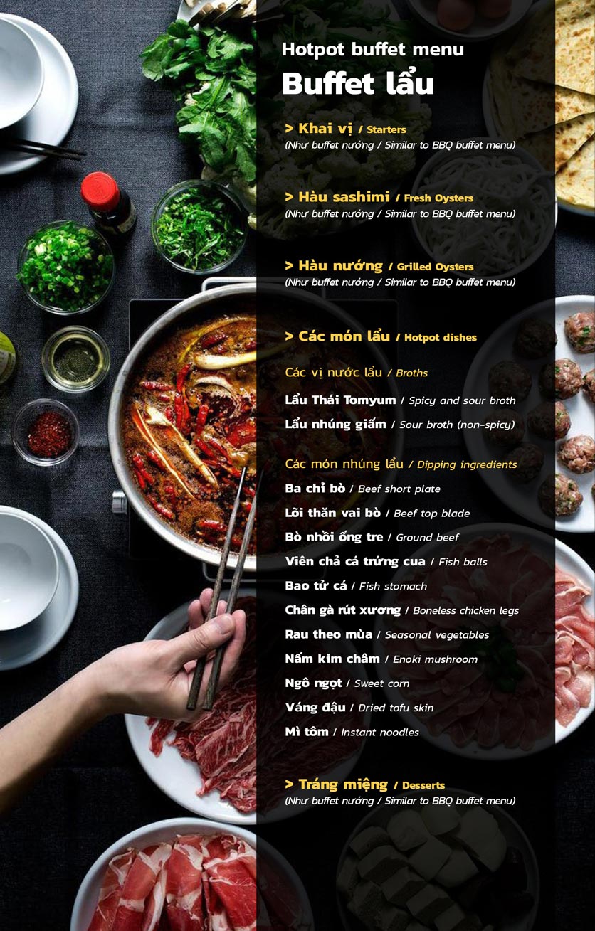 Menu PP’s BBQ & Hotpot - Phan Chu Trinh 5
