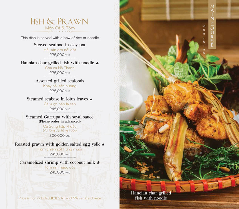 Menu Rice Bistro - Hàng Mành 3 