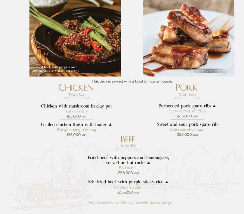 Menu Rice Bistro - Hàng Mành 4 