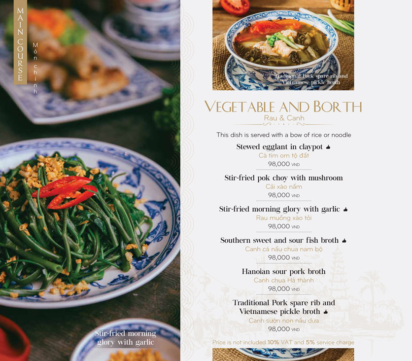 Menu Rice Bistro - Hàng Mành 5 