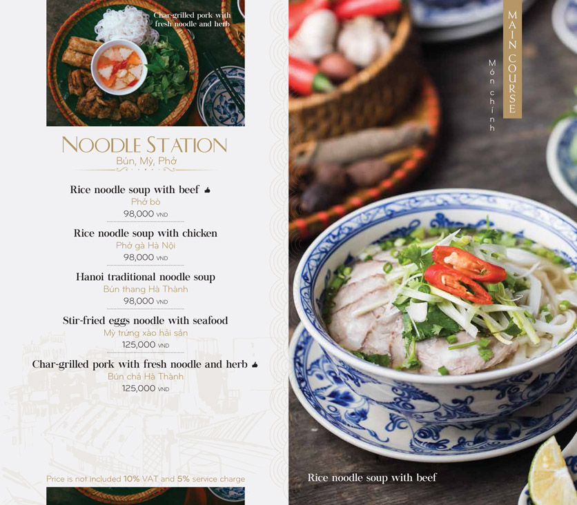 Menu Rice Bistro - Hàng Mành 8 