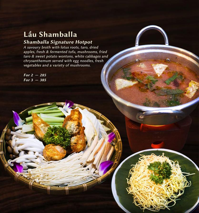 Menu Shamballa Vegetarian Restaurant & Tea House  18 