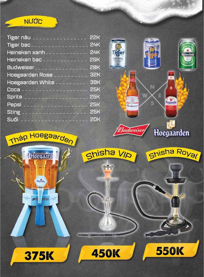 Menu Sik Rooftop - Trần Hưng Đạo B 7 