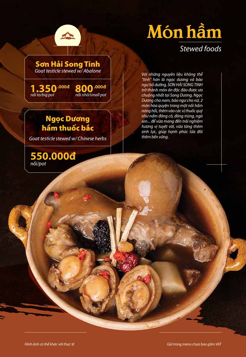 Menu Dê Ré Song Dương - Trần Kim Xuyến  13 